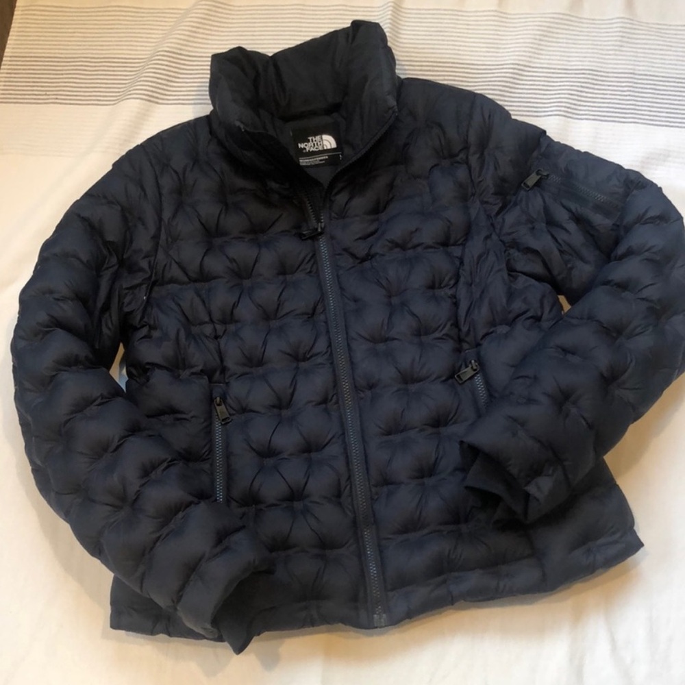 The North Face Navy Quilted Jacket